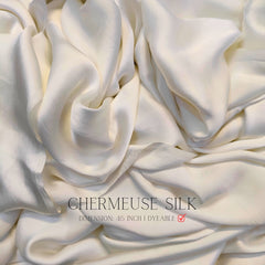 Beelaseef Fabric Store | Chermeuse Silk 45 inch Pure Silk GSM 80