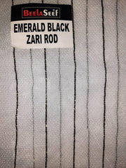 Emerald Black Zari Rod - Beelaseef Fabric Store